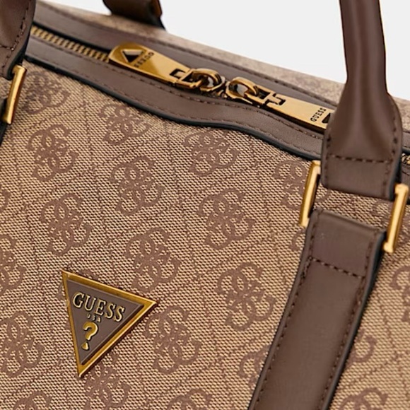 GUESS NWT Vezzola Smart Logo Weekender + Crossbody Set Giftable MSRP $285 - Picture 5 of 14